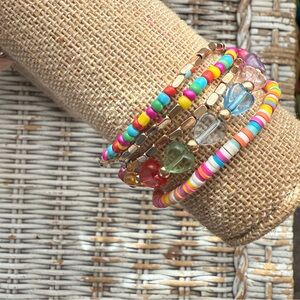 Ettika Colorful Beaded Bracelet Stack